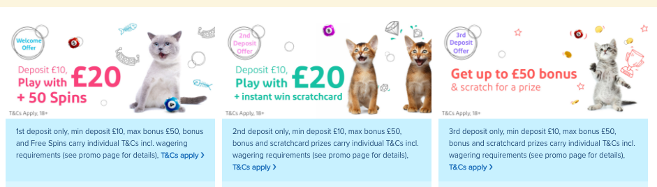 Kitty Bingo Welcome Bonus Promotion