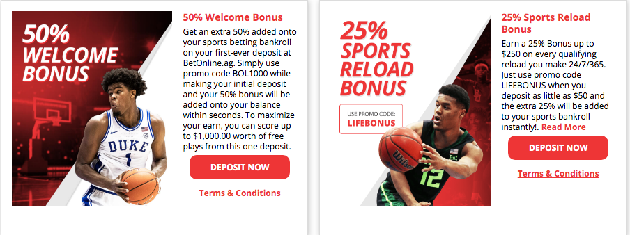 Betonline.ag Sport Welcome Bonus