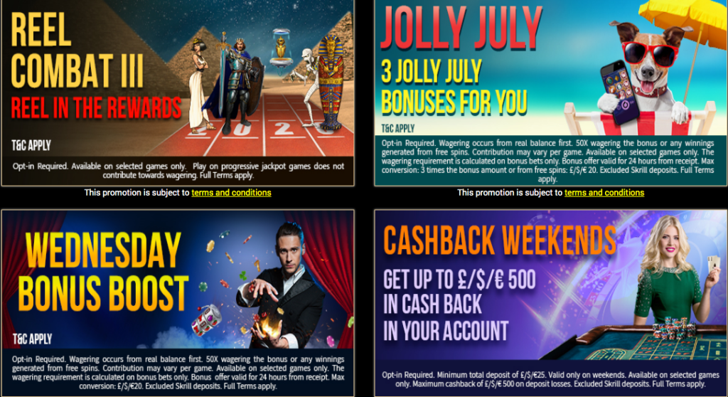 Conquer Casino Promotions