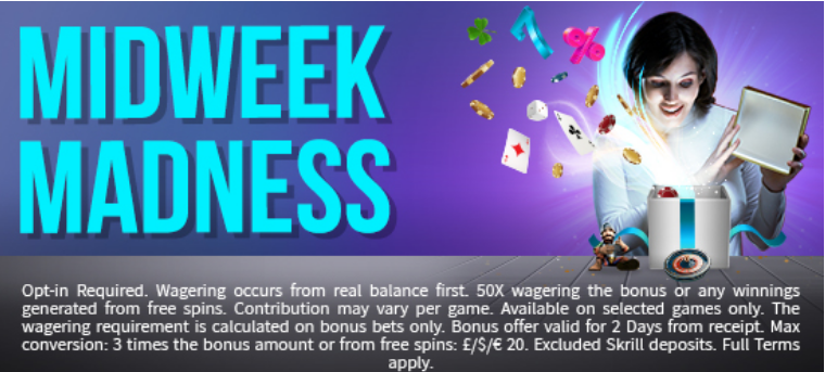 Fruity King Casino Midweek Madness