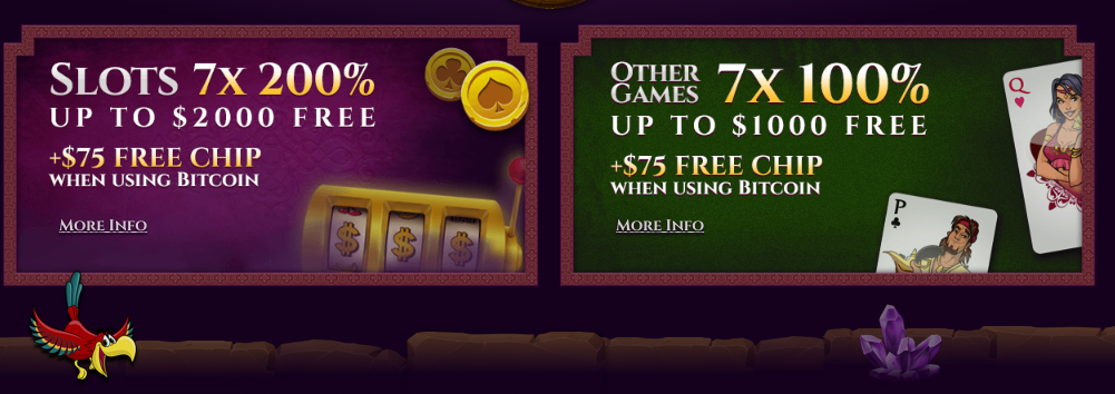 Aladdins Gold Casino Welcome Bonus