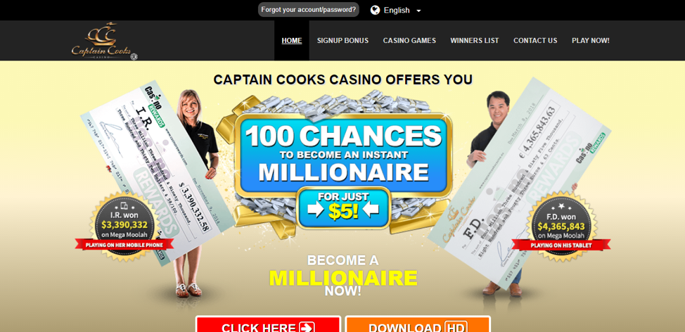 Captain Cooks Casino