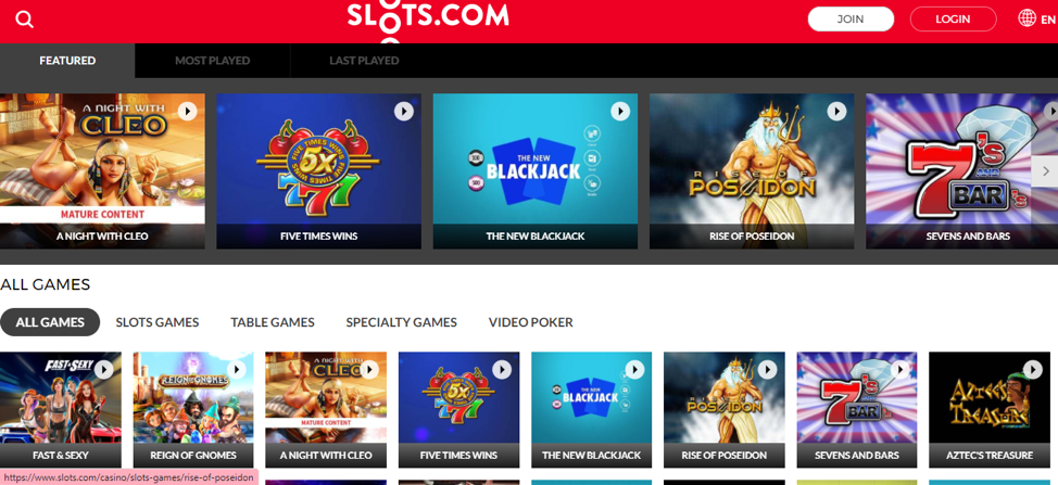 Slots.com Games