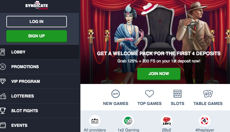 Syndicate Casino review