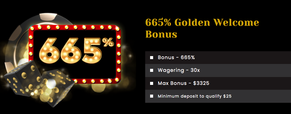 Golden Lady Casino Welcome Bonus