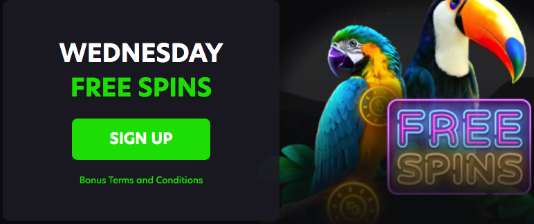 Neospin Wednesday Free Spin